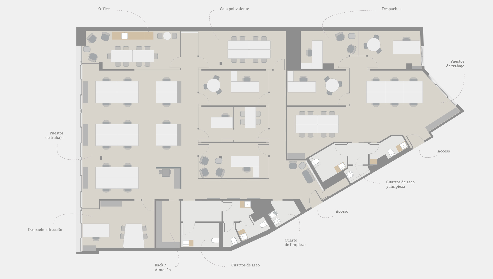 Proyecto de diseño para las oficinas Eurener en Valencia