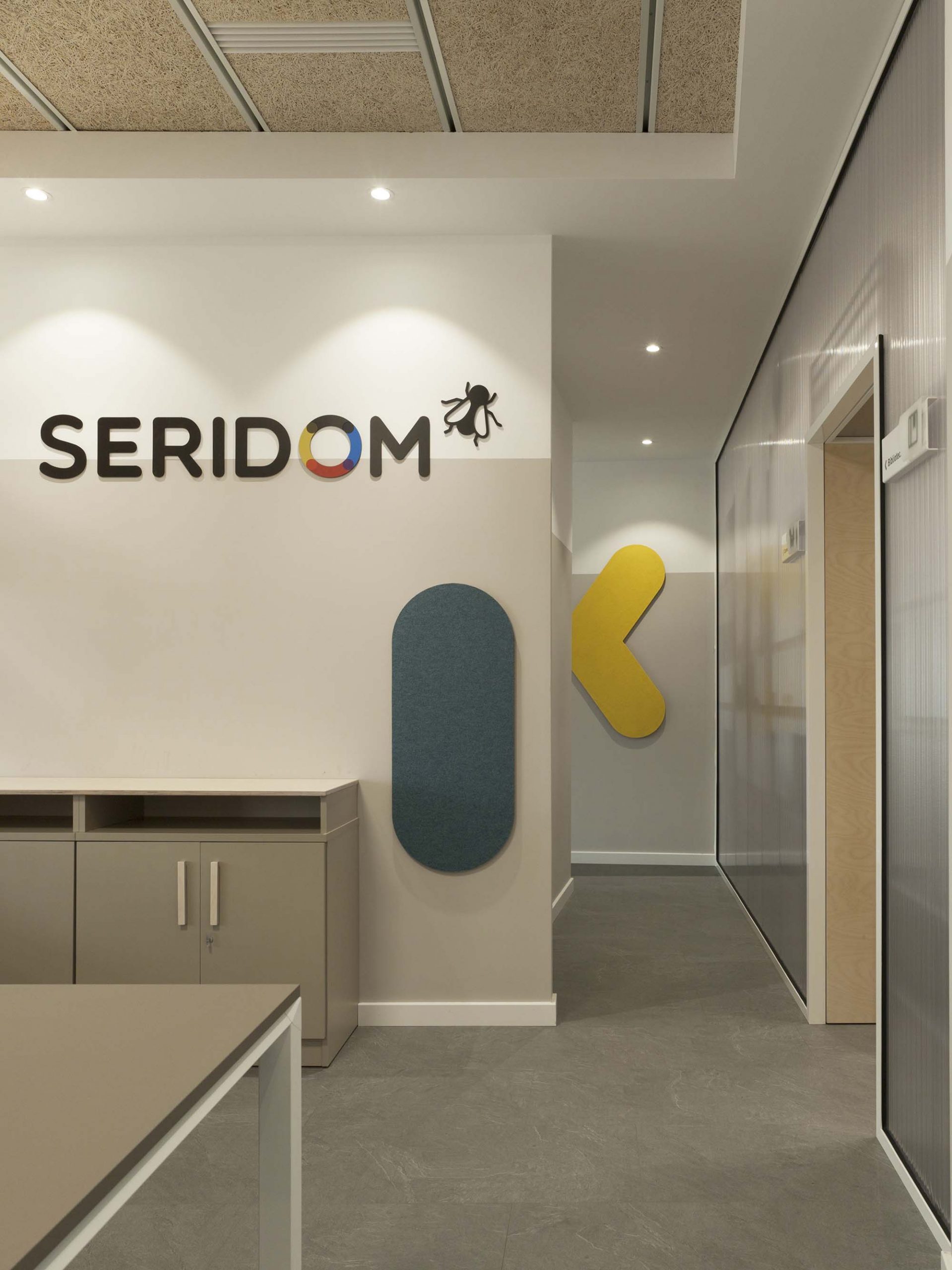 Proyecto de interiorismo para las oficinas de Seridom.