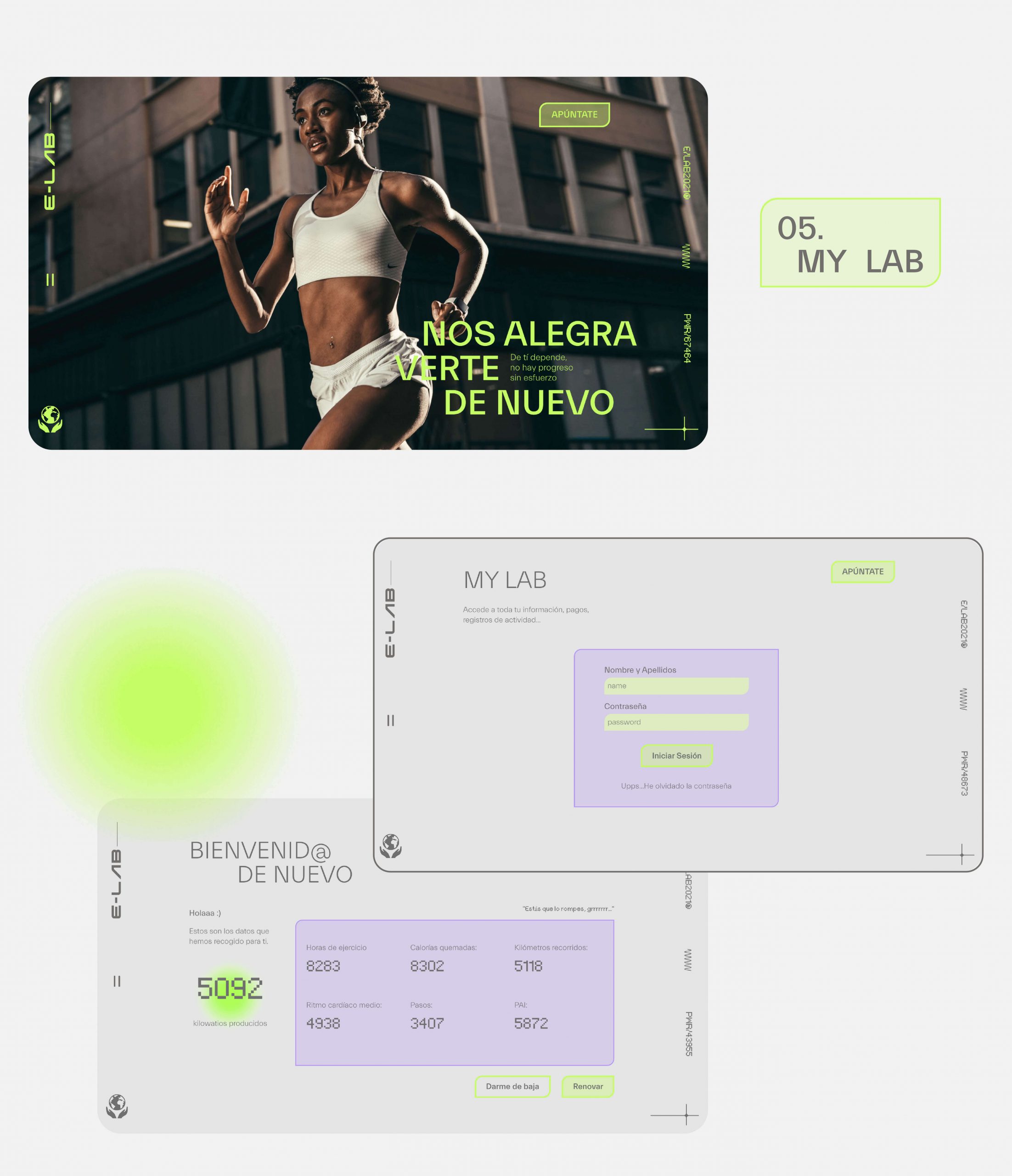 Diseño y programación web de E-LAB Gimnasio Sostenible