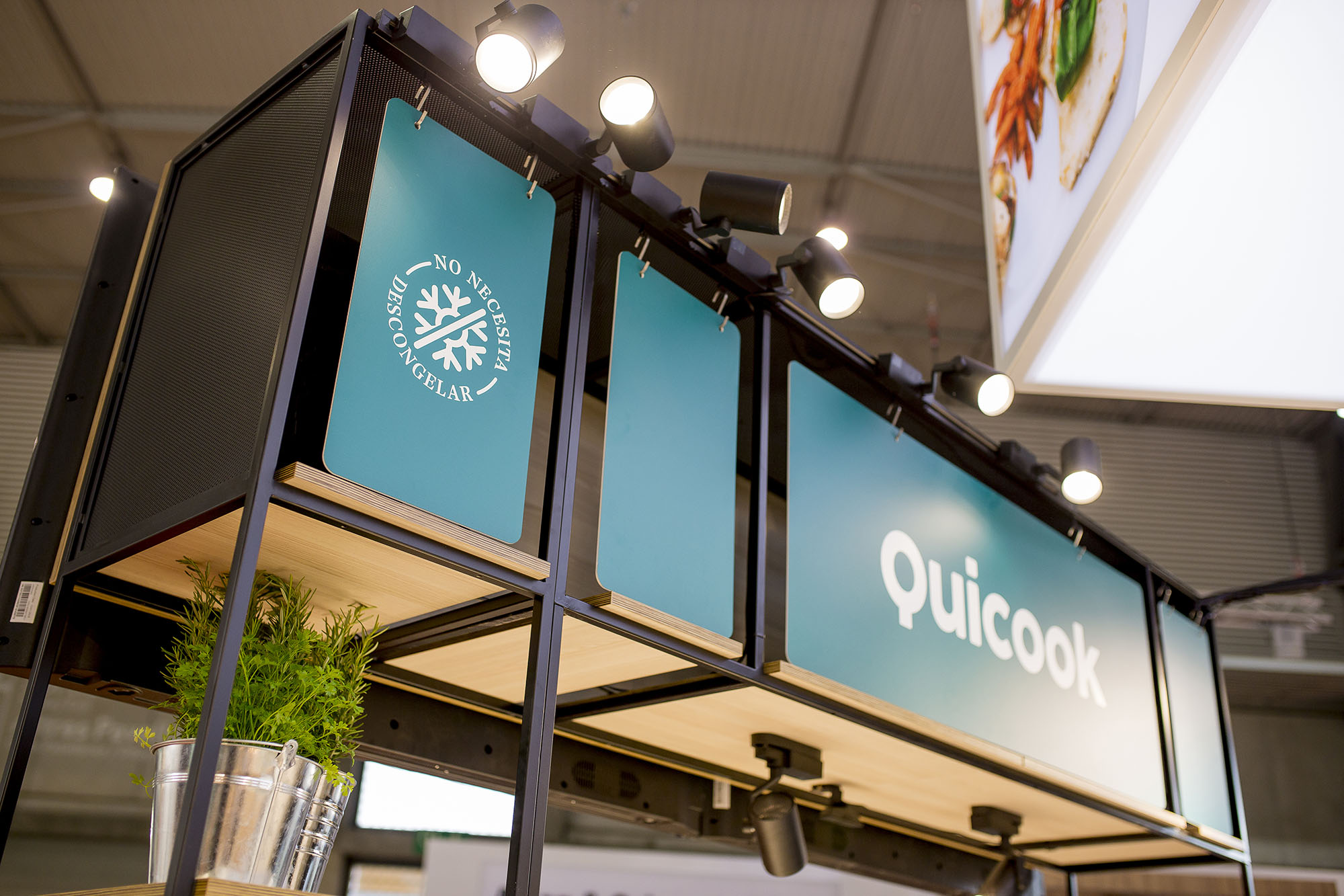 Proyecto de diseño de Stand para Quicook Foods en la Feria Alimentaria 2018 de Barcelona