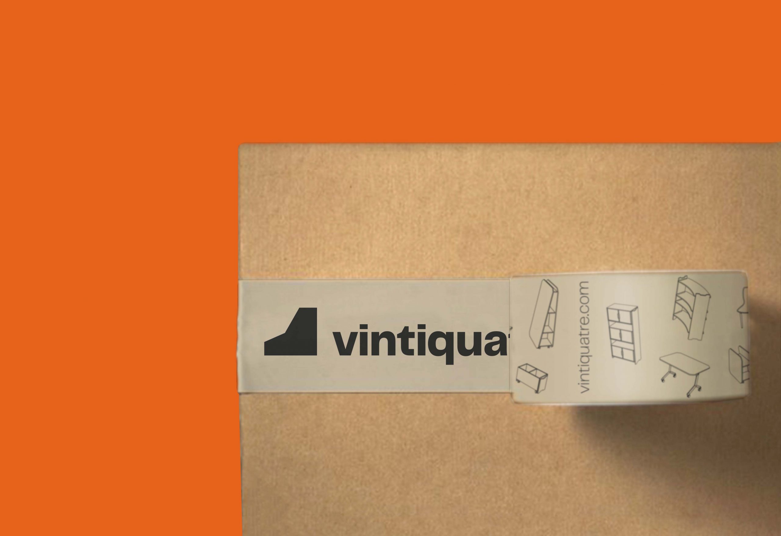 Proyecto de branding para la marca de mobiliario Vintiquatre