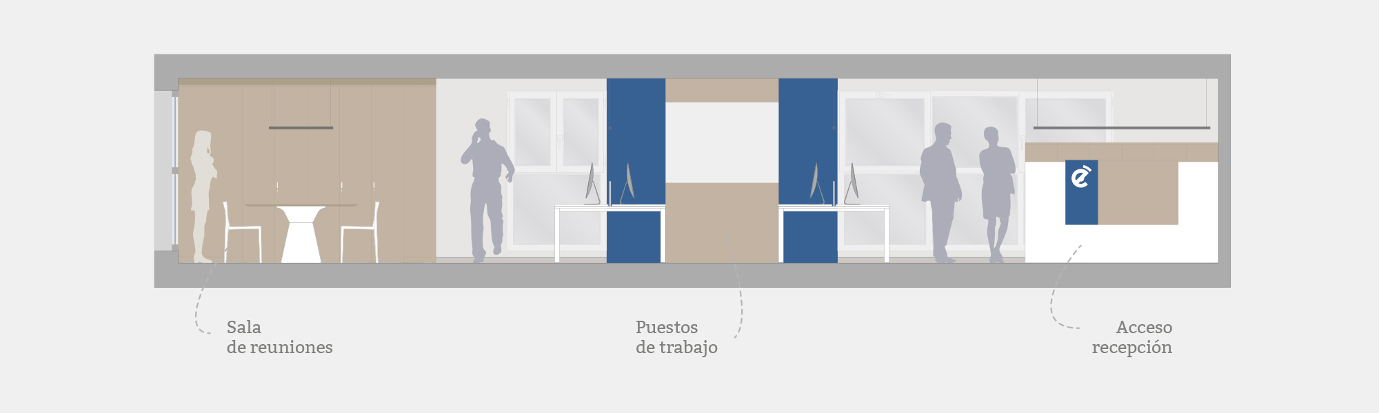 Proyecto de interiorismo para las oficinas de Semeve