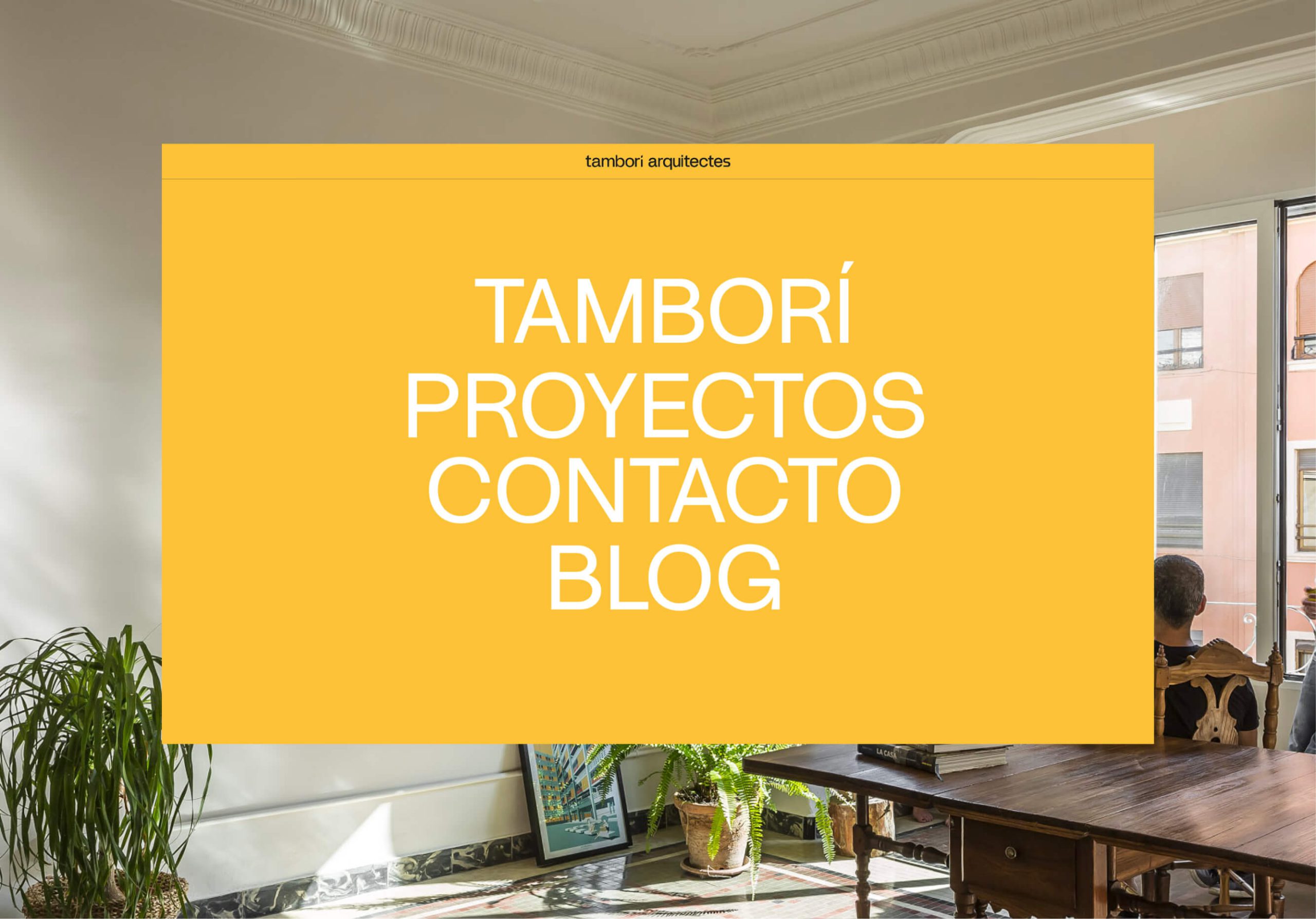 Proyecto Diseño de identidad para Tamborí Arquitectes