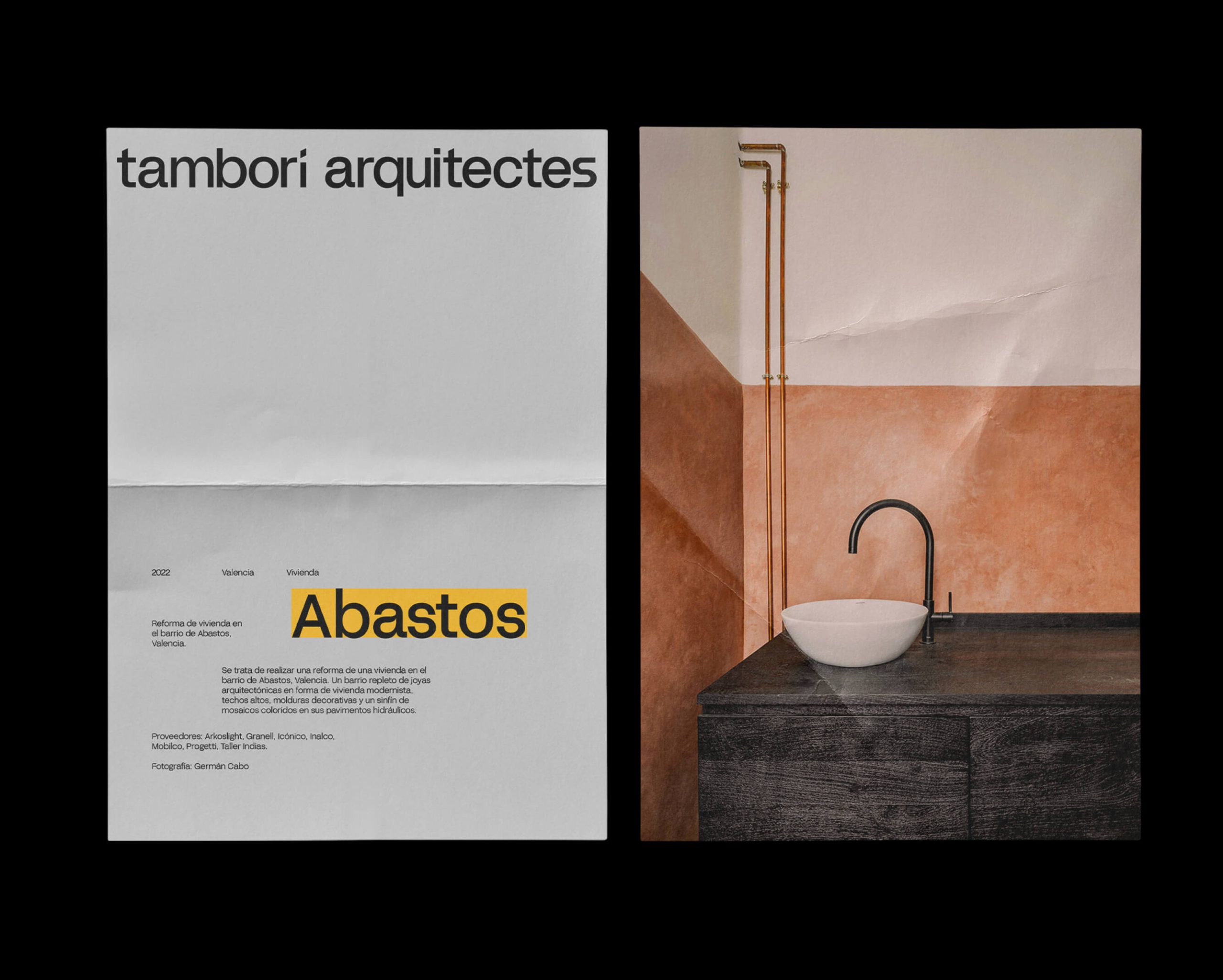 Proyecto Diseño de identidad para Tamborí Arquitectes