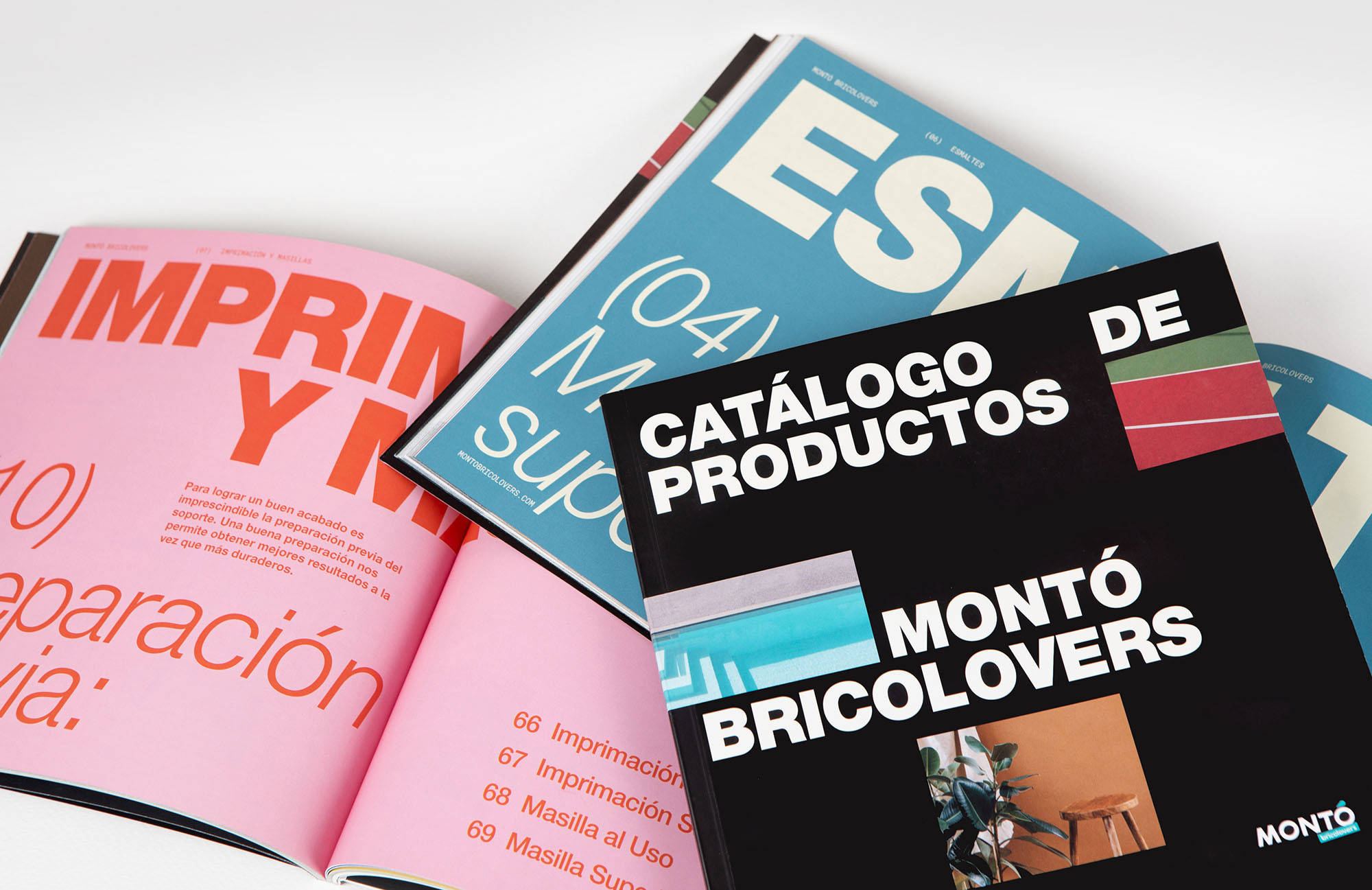 Diseño editorial Catálogo de Productos 2023 Montó Bricolovers