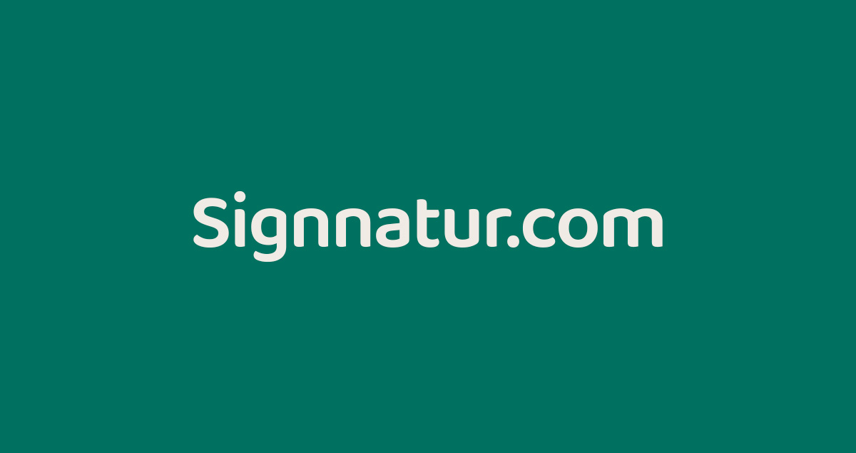 Proyecto gráfico para Signnatur, marca de señalética y rotulación para retail comprometida con la sostenibilidad y el medio ambiente.