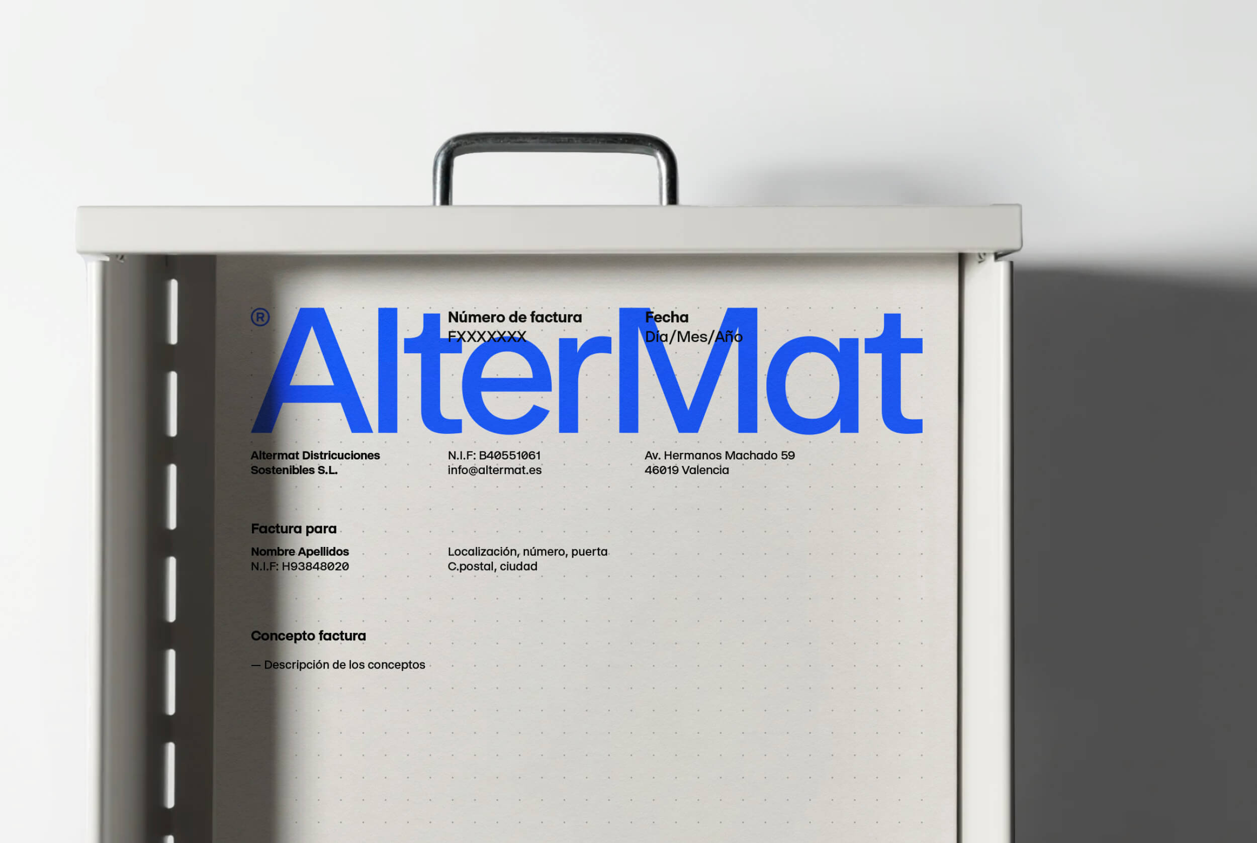 Identidad gráfica AlterMat materiales y soluciones sostenibles para la construcción. Identidad gráfica AlterMat materiales y soluciones sostenibles para la construcción.