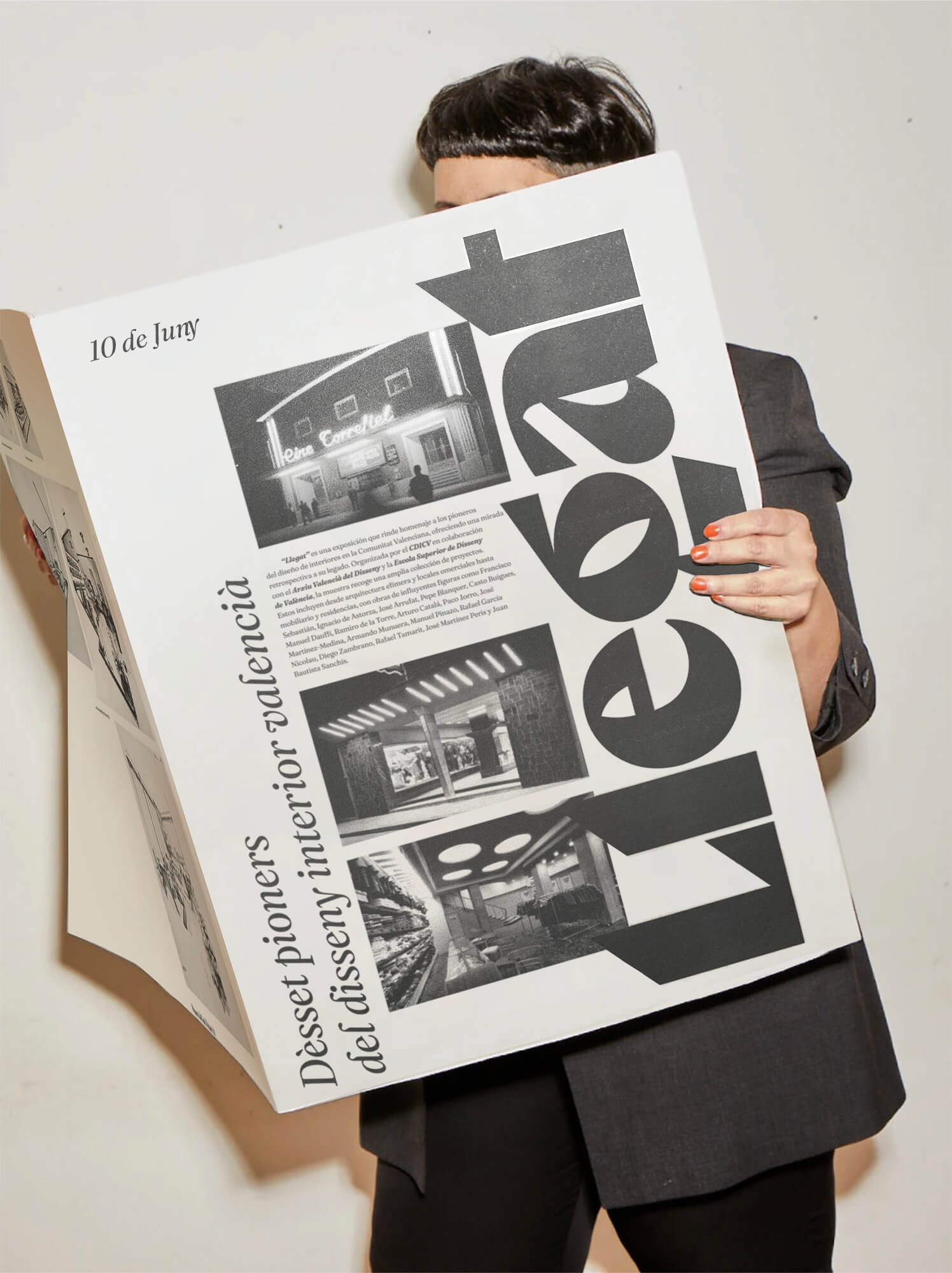 Imagen gráfica para la exposición del CDICV Llegat, Desset pioners del disseny int