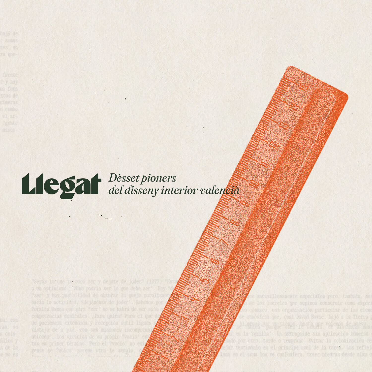 Imagen gráfica para la exposición del CDICV Llegat, Desset pioners del disseny int