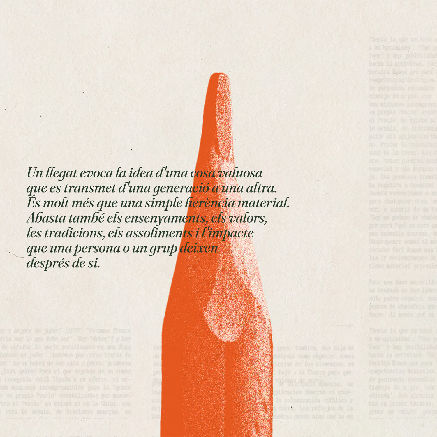 Imagen gráfica para la exposición del CDICV Llegat, Desset pioners del disseny int