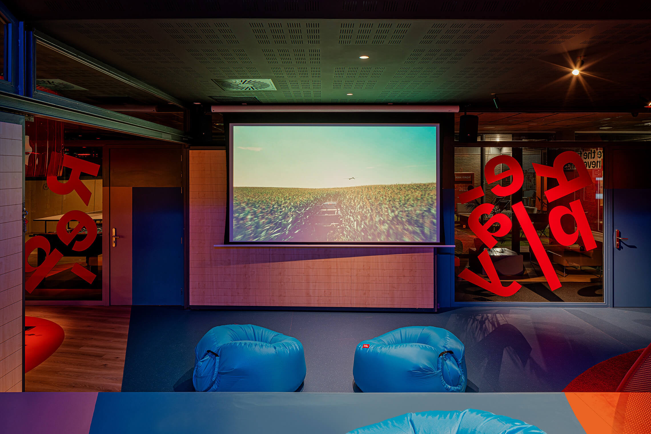 Proyecto de interiorismo sala de juegos Resa Damià Bonet de Valencia.