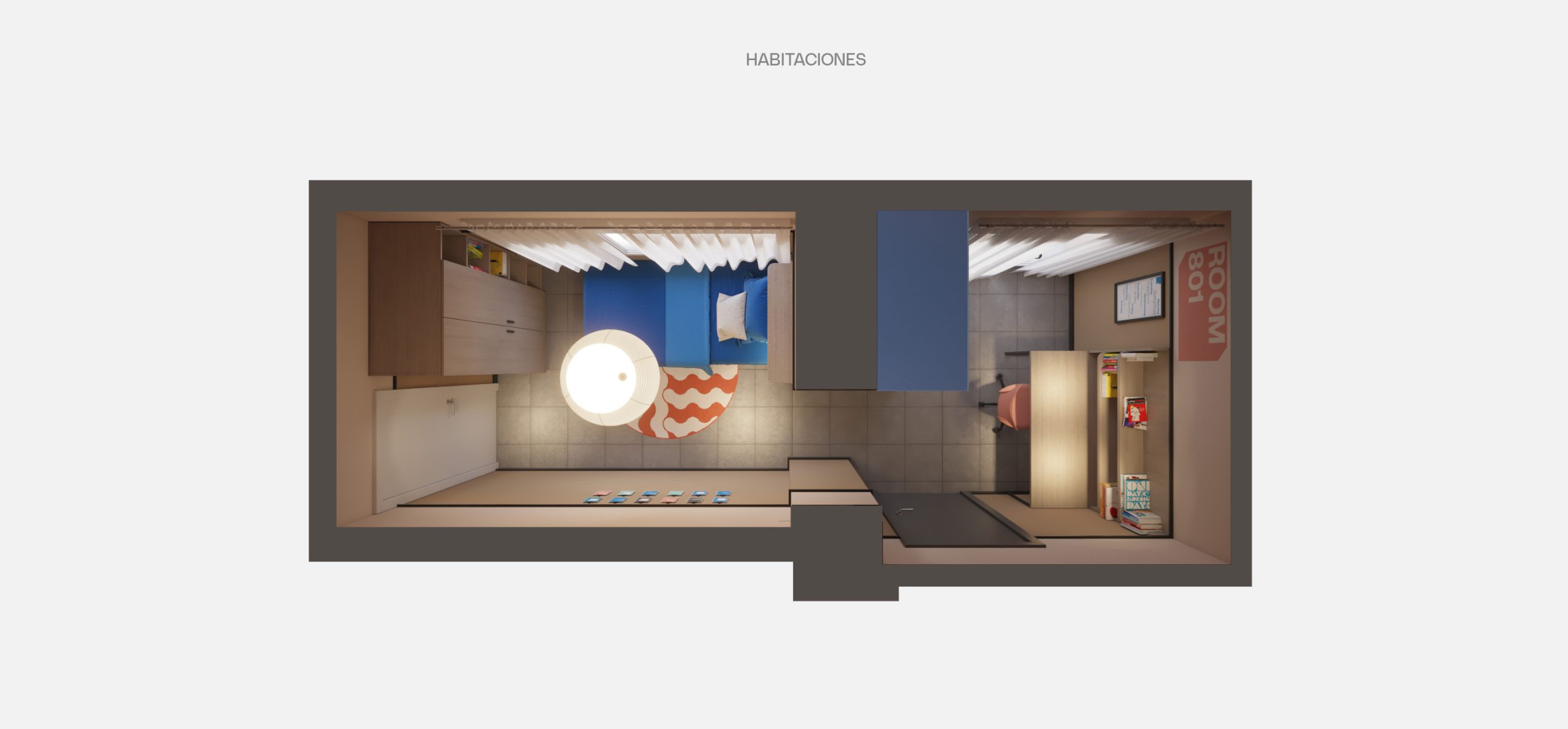 Proyecto de interiorismo para Resa La Concepción de Valencia.